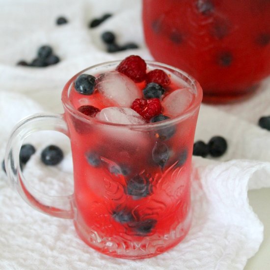 Raspberry Blueberry Lemonade