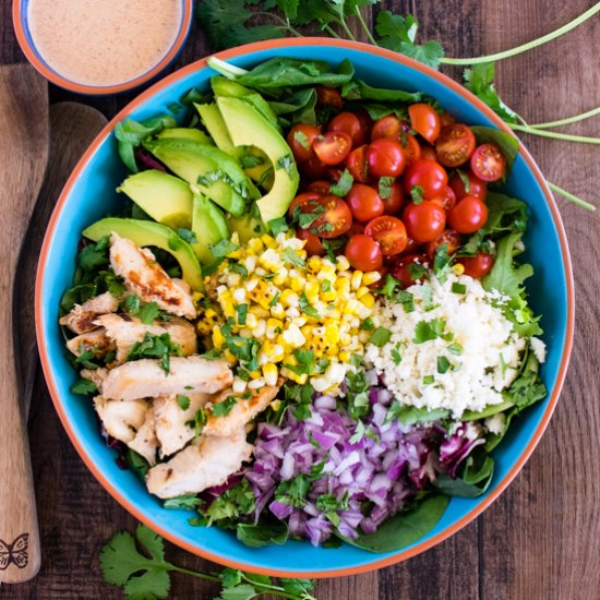 Mexican Street Corn Chicken Salad