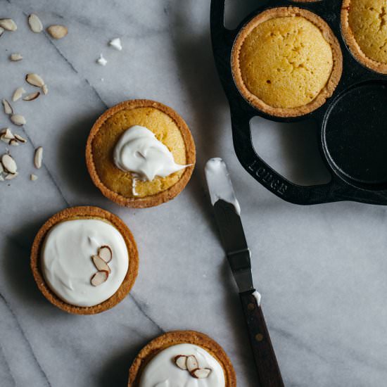 Peach Bakewell Tarts