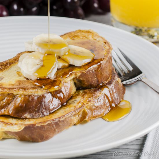 Cardamom Banana Bread French Toast