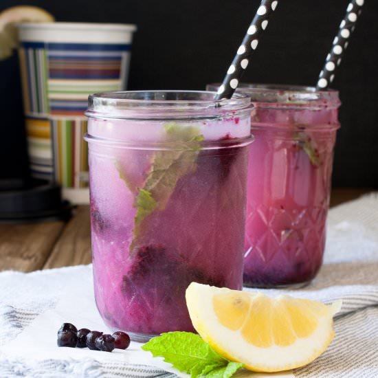 BLUEBERRY MINT LEMONADE