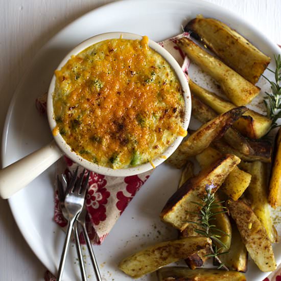 Broccoli and Cauliflower Cheese Dip