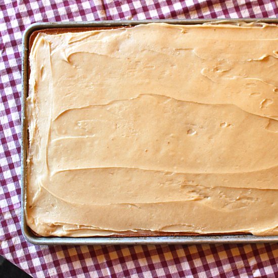 Peanut Butter Sheet Cake