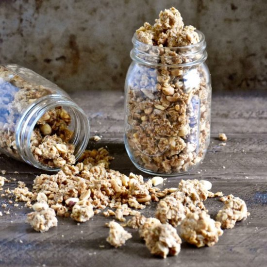 super cluster peanut butter granola