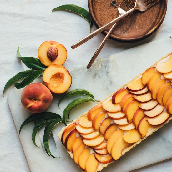 Peaches n’ Corn Tart