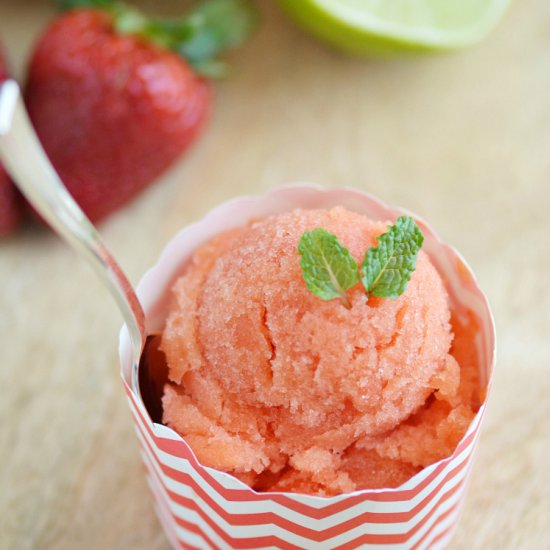 Strawberry Mango Italian Ice