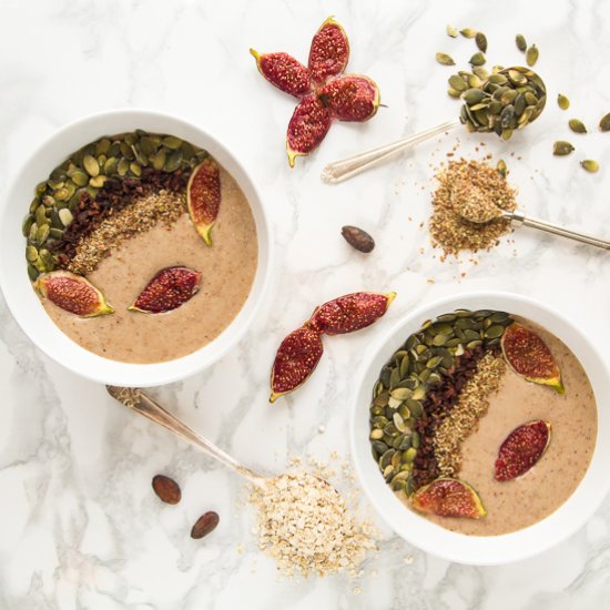 Vegan Roasted Fig Smoothie Bowl