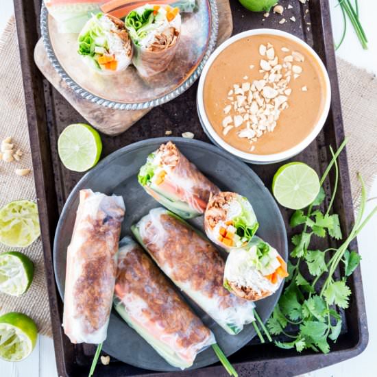 Jackfruit Vietnamese Summer Rolls