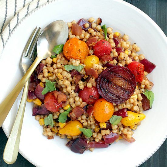 Fregola with Tomatoes and Onions