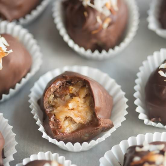 German Chocolate Truffles