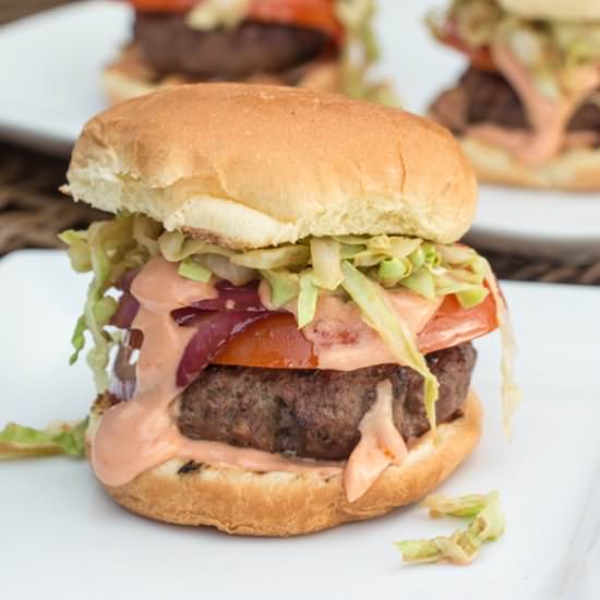 Dominican Chimichurri Burger