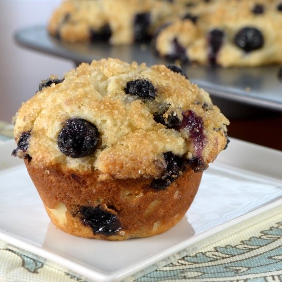 Blueberry Sour Cream Muffins