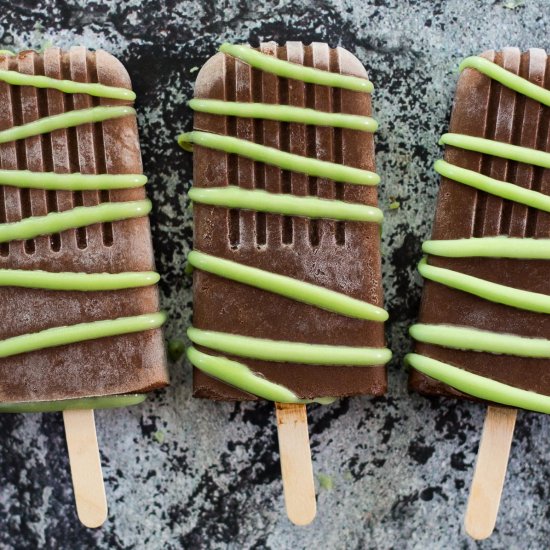 Mint Chocolate Fudgesicles