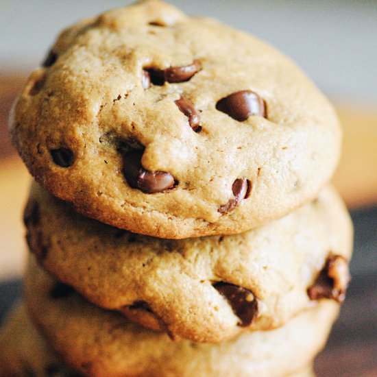 Chocolate Chip Tahini Cookies