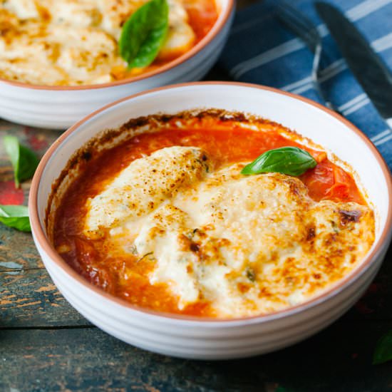 Herb Dumplings Gratin