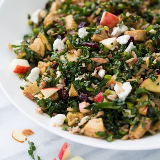 Chicken, Kale & Wild Rice Salad