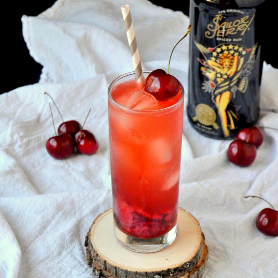 Sweet Cherry Rum Smash