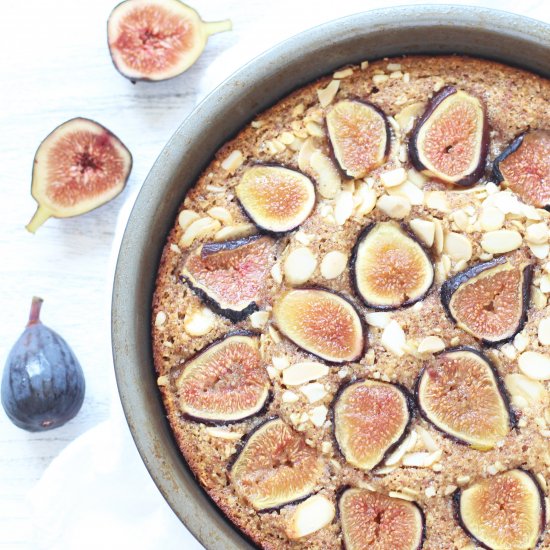 Fig and Almond Snacking Cake