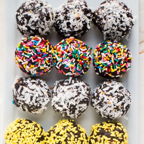 Chocolate Peanut Butter Cake Balls