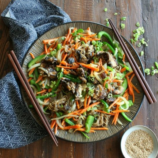 Portobello Japchae