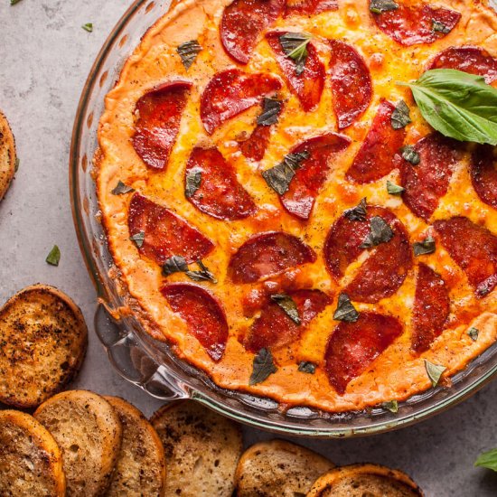 Chorizo Pizza Dip