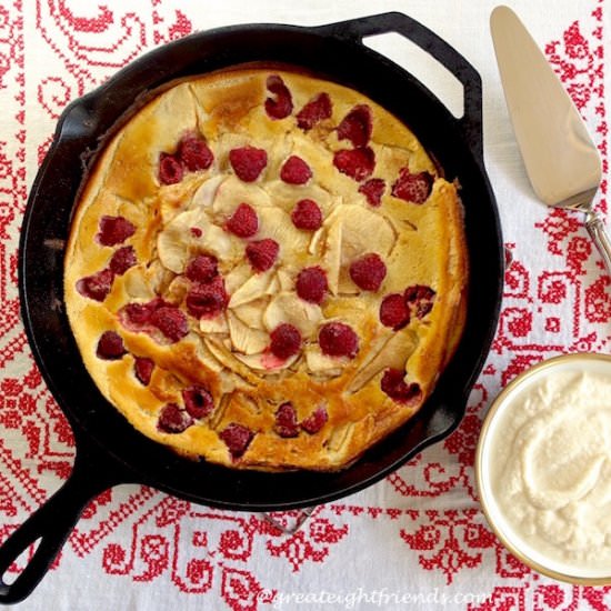 Apple Berry Cinnamon Dutch Baby