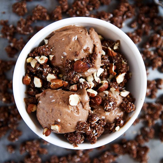 Chocolate Hazelnut Nicecream