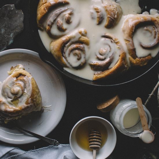 Orange Blossom & Honey Cinnamon Bun