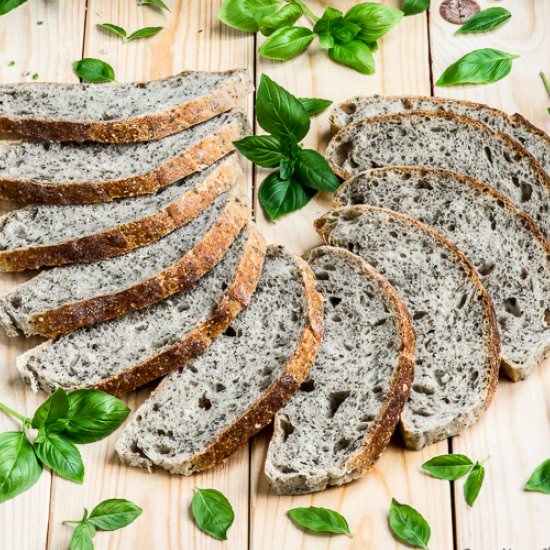 Basil Sourdough Bread