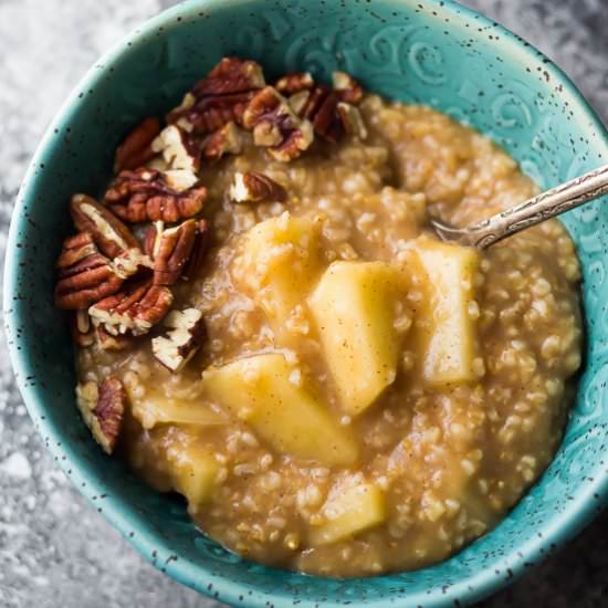 Maple Apple Oatmeal- Make Ahead