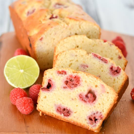 Raspberry Lime Loaf