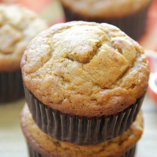 Pumpkin Banana Muffins