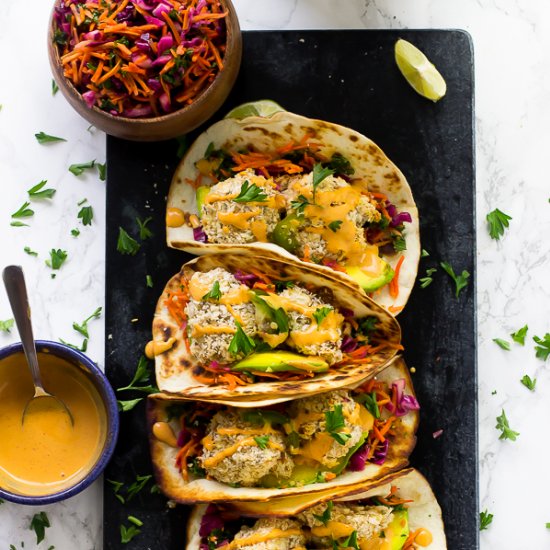 Crispy Cauliflower Tacos