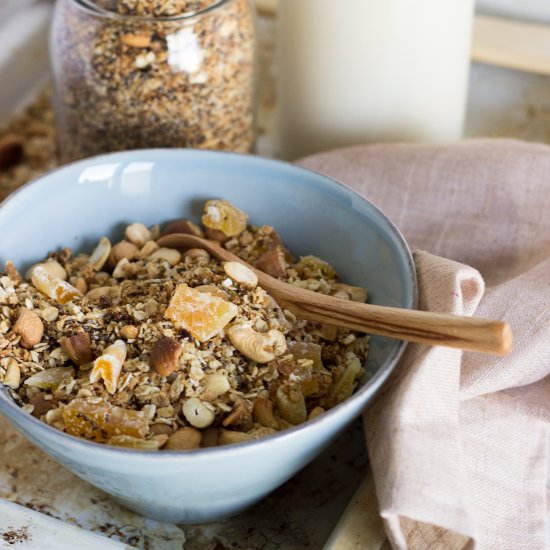 Mango and Coconut Granola