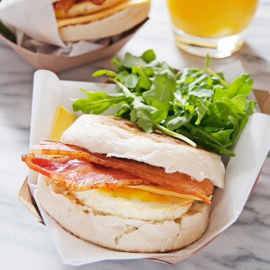 Make Ahead Breakfast Sandwiches