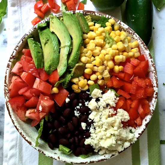 Mexican Chopped Salad Lime Dressing