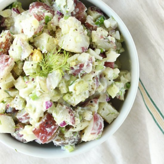 Heathy Dill Potato Salad