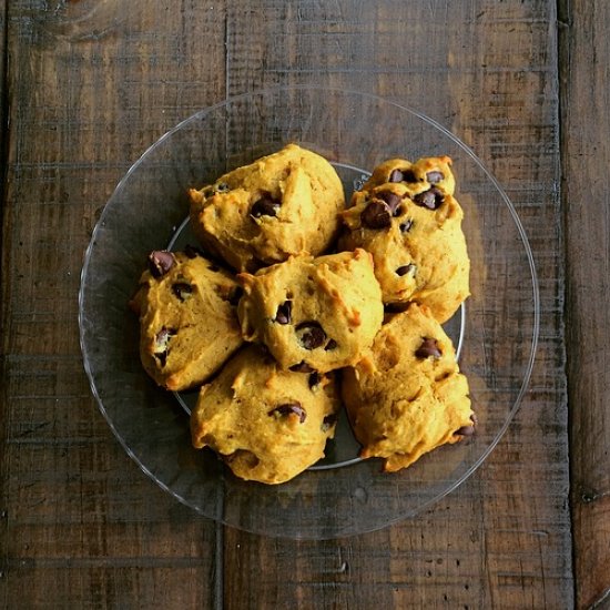 Pumpkin Chocolate Chip Cookies