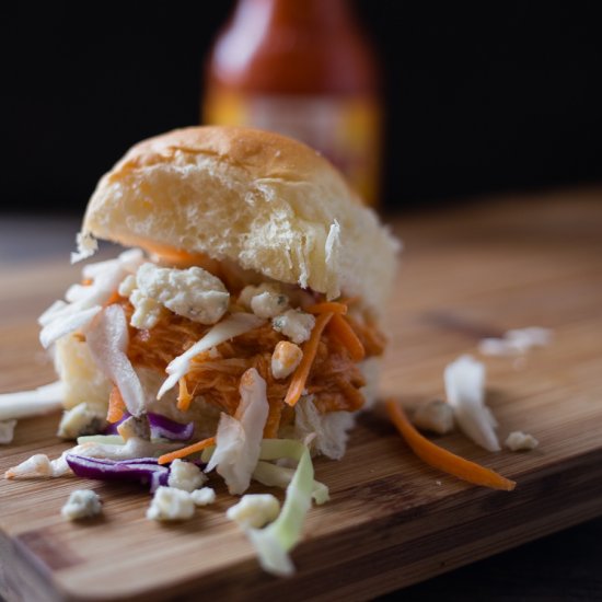 Slow Cooker Buffalo Chicken Sliders