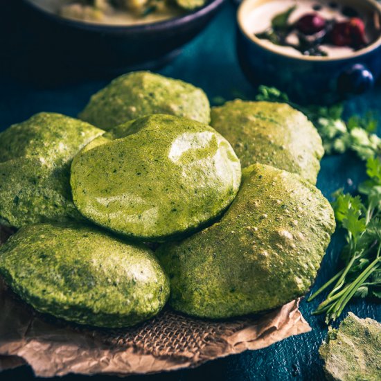 Spinach Puri