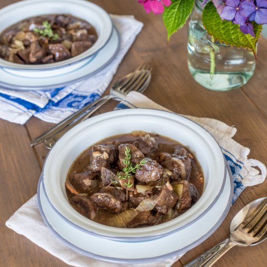 Slow Cooker Venison in Cider