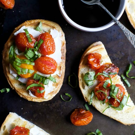 Roasted Tomato Bruschetta