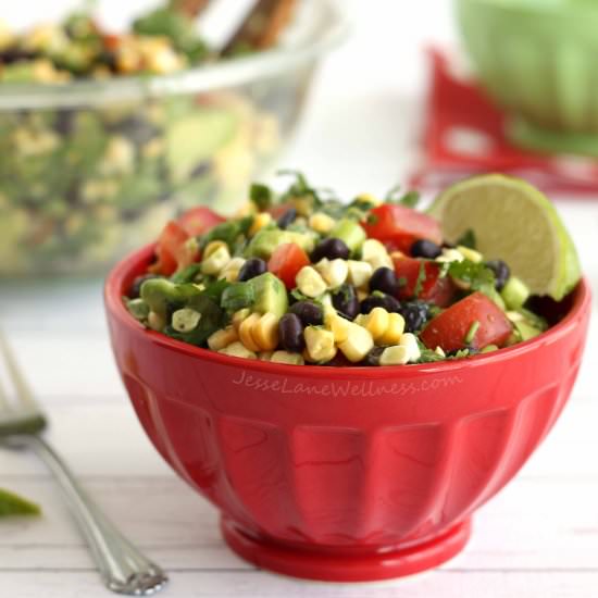 Fresh Corn Salsa Salad