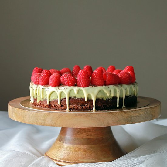 Matcha Mousse Chocolate Cake