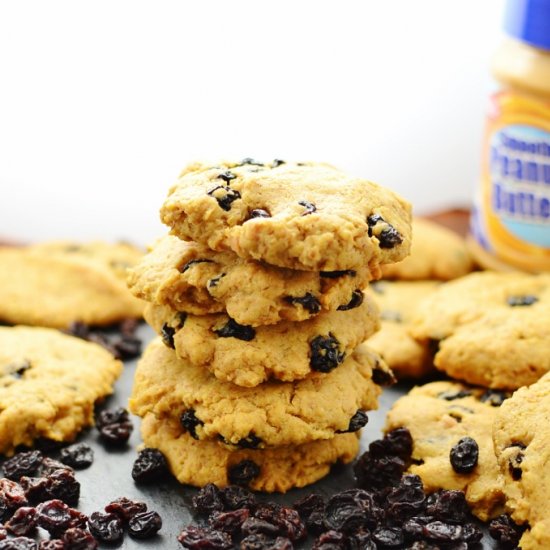 Peanut Butter Currant Cookies