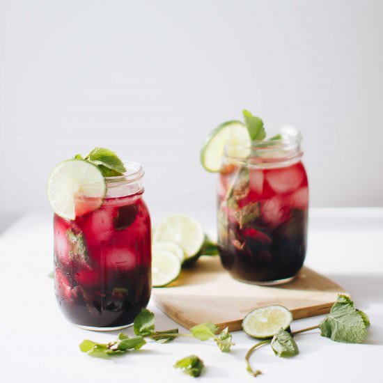 Hibiscus Mojito