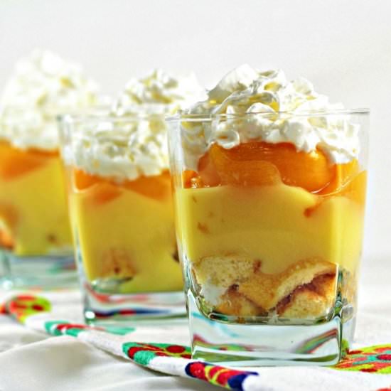 Peach Twinkie Trifle