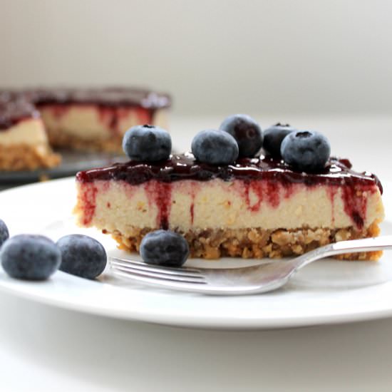 Raw vegan cheesecake