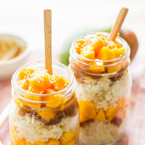 Mango and Date Caramel Sticky Rice