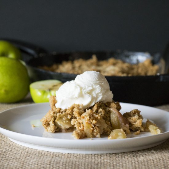 Caramel Apple Crisp